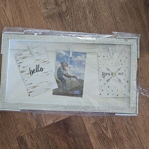 Silver Triple Photo Frame New In Bag